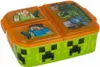 A Minecraft-themed lunch box with multiple compartments. Produktbild-Vorschau