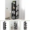 The Living Store Bücherregal Schwarz 48x25,5x140 cm Produktbild-Vorschau 1