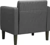 vidaXL Fauteuil avec accoudoirs gris foncé 54 cm Tissu Voir les images du produit 5