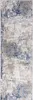 Lopervloerkleed 100 x 350 cm, grijs blauw, 4. Modern Productafbeelding-voorbeeld 3