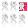 30 Pcs Geschenkschleife Weiß, Schleife Hochzeit Geschenk, Produktbild-Vorschau 1
