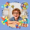 Magic Magnetic Blocks 120 pièces STEM carreaux magnétiques Voir les images du produit 5