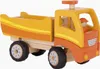 Goki Wooden Tipping Trolley Orange with Swivel Wheels Voir les images du produit 3