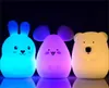 Lampada da comodino in silicone con orsetto per bambini LED Anteprima dell’immagine prodotto 3