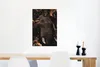 MuchoWow® Poster Elefant - Blumen - Gold 60x90 cm - Produktbild-Vorschau 5