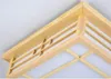 Deckenleuchte im japanischen Stil, LED 24W, quadratische Produktbild-Vorschau 4