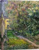 Kunstdruck auf Leinwand - Vincent van Gogh, Der Garten des Produktbild-Vorschau 1