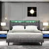 ProximaX Polsterbett mit USB Ladefunktion und LED-Kopfteil Produktbild-Vorschau 2