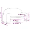 vidaXL Kindersofa 2-Sitzer Rosa Weich Plüsch Produktbild-Vorschau 7