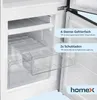 homeX Kühlschrank mit Gefrierfach | Kühl-Gefrierkombination Produktbild-Vorschau 6