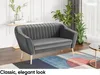 MEBLINI Mini Sofa Set 3-2-1 für Wohnzimmer - Mini Lounge Produktbild-Vorschau 3