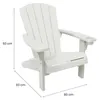 Keter Alpine Adirondack, Salon, Terrasse, Fixe, Siège dur, Voir les images du produit 12