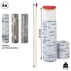 4x Kaminstreichhölzer L20cm 4 Packungs-Motive à 75 Stk. Produktbild-Vorschau 3