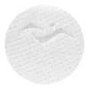 A white orthopedic neck support pillow is shown in a circular frame against a white background. Produktbild-Vorschau