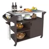 GOPLUS Grillwagen Outdoor, BBQ Grilltisch mit großer Produktbild-Vorschau 1