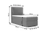 Boxspringbett, Kinderbett  SUZI MINI ,OHNE Topper, Produktbild-Vorschau 2