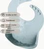 KIDKOOL Confezione da 3 bavaglini in silicone con tasca - Anteprima dell’immagine prodotto 5