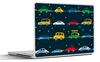 MuchoWow® Laptop Aufkleber Sticker Cover Muster - Auto - Produktbild-Vorschau 1