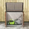 vidaXL Contenitore da giardino marrone 151,5 x 82 x 110,5 Anteprima dell’immagine prodotto 5