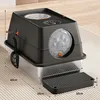 Katzentoilette XXL Edelstahl Katzenklo mit Deckel, Pedals & Produktbild-Vorschau 9