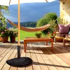 Relaxdays Supporto semicircolare per ombrelloni, per aste Anteprima dell’immagine prodotto 2