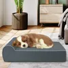 GOPLUS orthopädisches Hundebett, Hundesofa mit seitlichem Produktbild-Vorschau 8