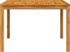 vidaXL Stół ogrodowy 110x110x75 cm z litego drewna Podgląd zdjęcia produktu 5