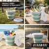 Seau pliable Bearware de 10 litres, avec couvercle et anse, Voir les images du produit 7