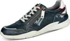 A single blue men's shoe is shown against a white background. Produktbild-Vorschau
