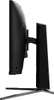 Side view of a black computer monitor on a stand. Produktbild-Vorschau
