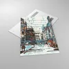 Bilder auf glas - Einteilig - Stadt Straße Haus - 80x120cm Produktbild-Vorschau 2