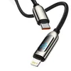 Baseus kabel s displejem USB-C-Lightning, 20W, 1m, černý Náhled obrázku produktu 12