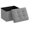 SONGMICS 41 cm Sitzbank mit Stauraum, klappbare Sitztruhe, Produktbild-Vorschau 9