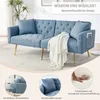 okwish Zweisitzer,Schlafsofa mit 2 beigelegte Produktbild-Vorschau 5