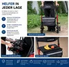 Lösch Reha Rollator TABAS Mobility PolyurethanRot Produktbild-Vorschau 4