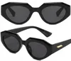 Occhiali da sole unisex Pilot con occhi di gatto, neri, Anteprima dell’immagine prodotto 9