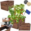 MODO24 Hochbeet Holz, Pflanzkasten, Massivholz, Kiefer, Produktbild-Vorschau 1
