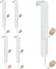 relaxdays 10032629_0 5 relaxdays Türhaken weiß Podgląd zdjęcia produktu 1