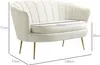 HOMCOM 2 Sitzer Sofa Couch, gepolsterter Polstersofa mit Produktbild-Vorschau 3