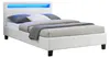 Polsterbett MIRASOL 120x200 cm, Weiß - Einzelbett mit LED Produktbild-Vorschau 11