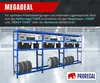 Reifenregal TIGER mit Fachböden | HxBxT 180x120x40cm | bis Produktbild-Vorschau 8