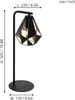 EGLO Tischlampe Carlton 4, Vintage Tischleuchte, Produktbild-Vorschau 5