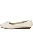 Clarks Ballerina in weiss/weiss kombi, Gr. 6.5 Produktbild-Vorschau 14