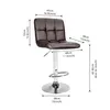 CCLIFE Barhocker Barstuhl Höhenverstellbar Drehbar leder Produktbild-Vorschau 6