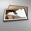 Gerahmtes Poster - Schwarzer Rahmen - Klettern extrem berge Produktbild-Vorschau 3