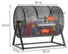 Tambour de tombola VEVOR, 410 x Ø 302 mm, tambour pouvant Voir les images du produit 8
