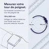 imoshion Bracelet en acier pour le Samsung Galaxy Fit 3 - Voir les images du produit 3