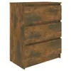 vidaXL Credenza rovere affumicato 60x35x76 cm materiale a Anteprima dell’immagine prodotto 2