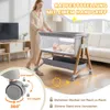 LEADZM 5-in-1 Beistellbett Babywiege Höhenverstellbar mit Produktbild-Vorschau 5