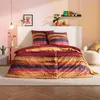 Estella Mako-Satin Bettwäsche Dawn vino 135x200 cm + 80x80 Produktbild-Vorschau 1
